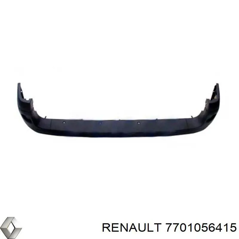 7701056415 Renault (RVI) бампер задній