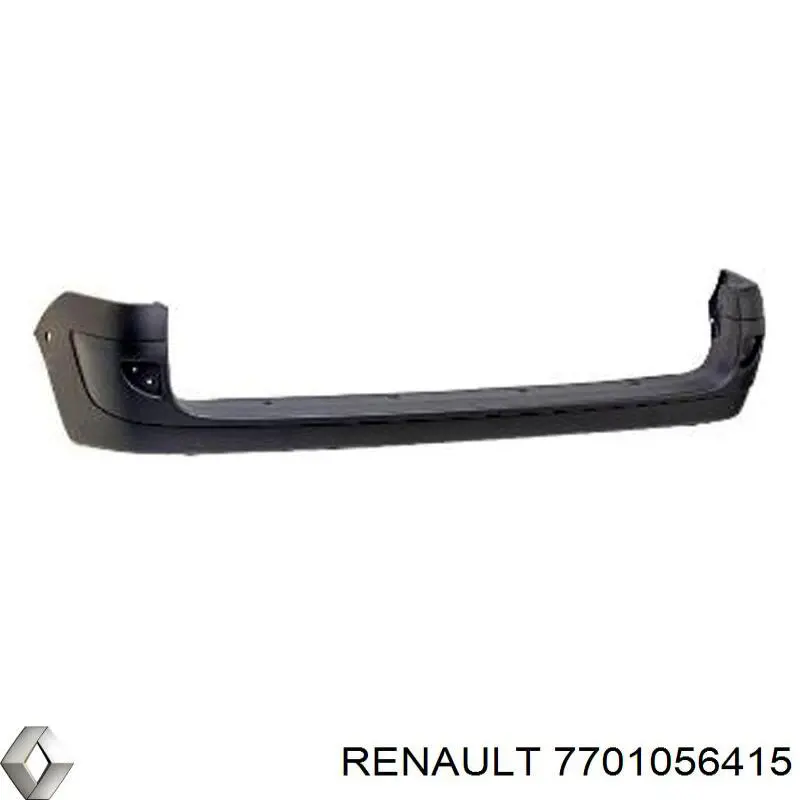 Кожух бампера заднього Renault (RVI) 7701056415 ціна, від 22.83 USD