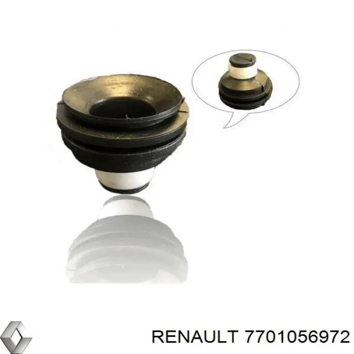Подушка декоративної кришки двигуна Renault (RVI) 7701056972 ціна, від 2.65 USD
