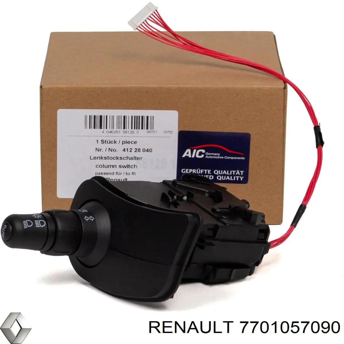 Купити 7701057090 Renault (RVI) Перемикач підрульовий, лівий