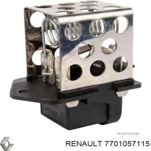 Електровентилятор охолодження в зборі (мотор + крильчатка), правий Renault (RVI) 7701057115 ціна, від 131.66 USD