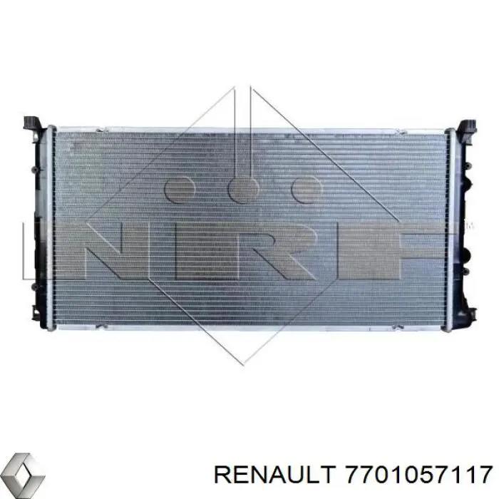 7701057117 Renault (RVI) Радіатор охолодження двигуна