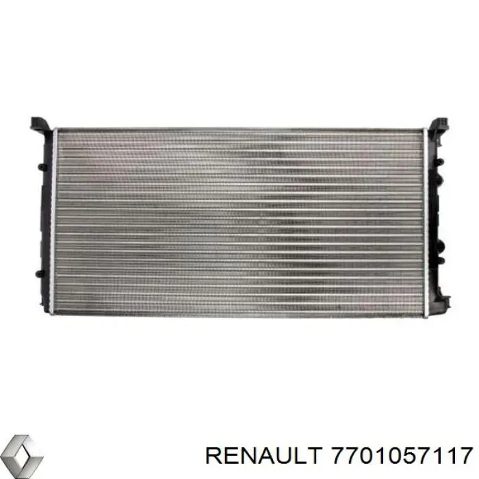 Радіатор основний Renault (RVI) 7701057117 ціна, від 67.59 USD