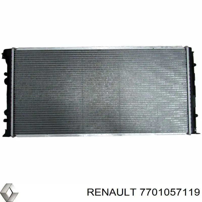 Радіатор охолодження Renault (RVI) 7701057119