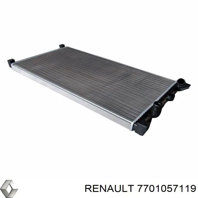 7701057119 Renault (RVI) радіатор охолодження двигуна