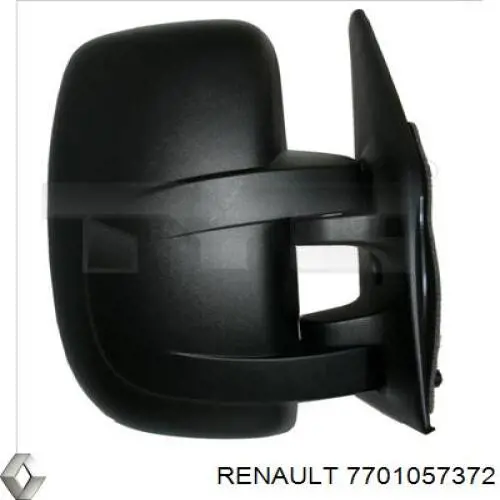 Купити 7701057372 Renault (RVI) Дзеркальний елемент правого дзеркала заднього виду