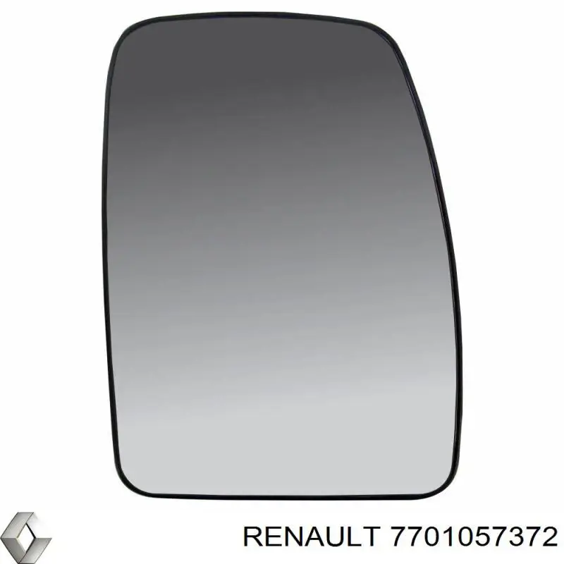 Скло дзеркала заднього виду, правого Renault (RVI) 7701057372 ціна, від 45.34 USD