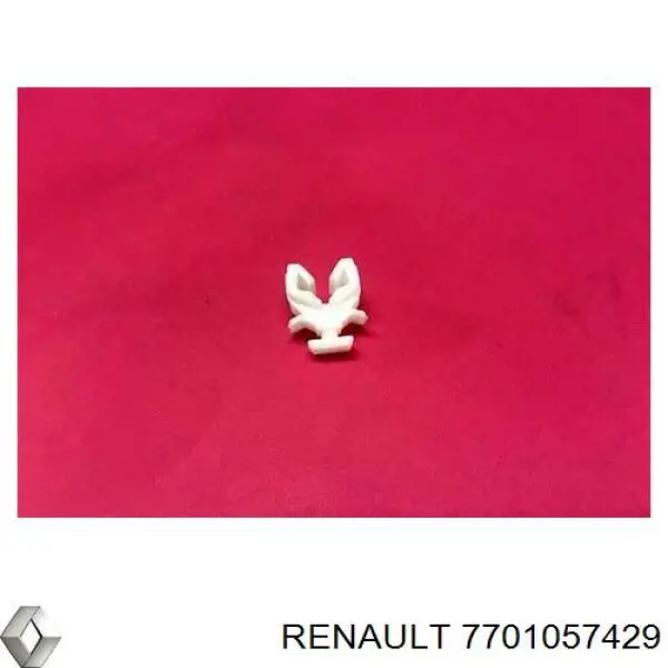 Кліпса кріплення фари Renault (RVI) 7701057429 ціна, від 0.98 USD
