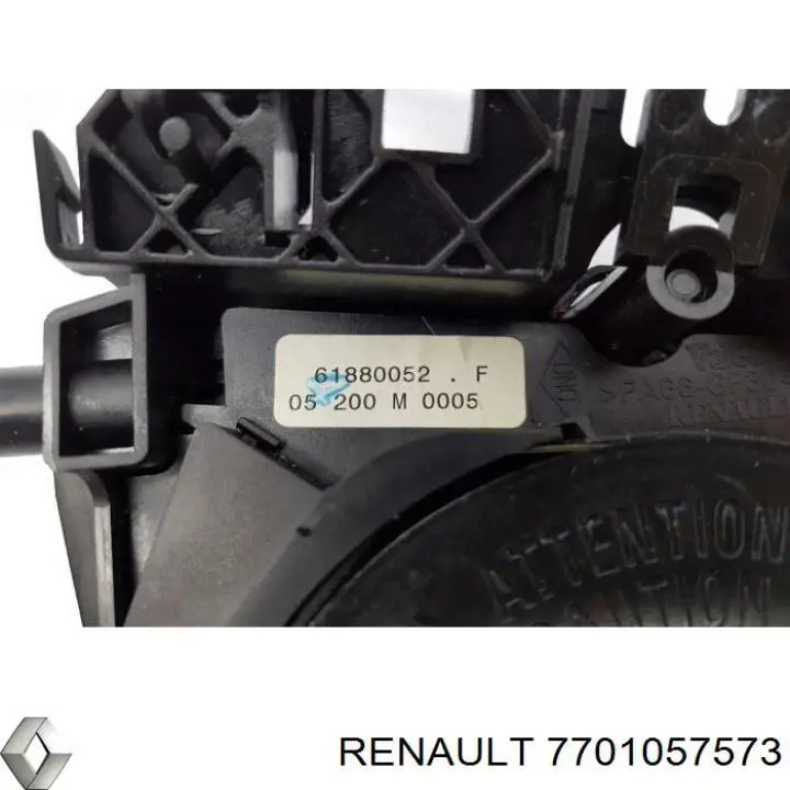 Кільце контактне, шлейф руля 7701057573 Renault (RVI)