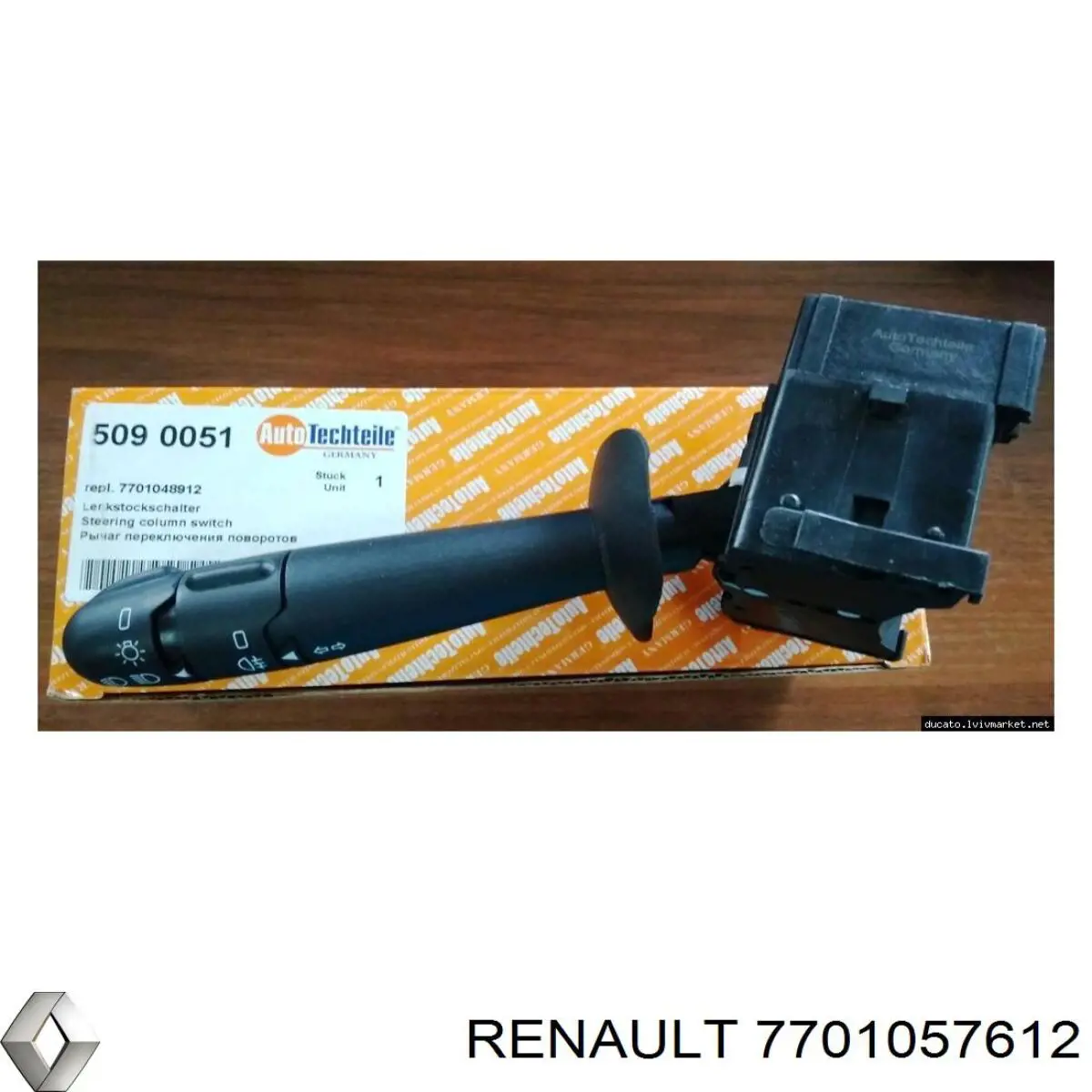 7701057612 Renault (RVI) Перемикач підрульовий, лівий