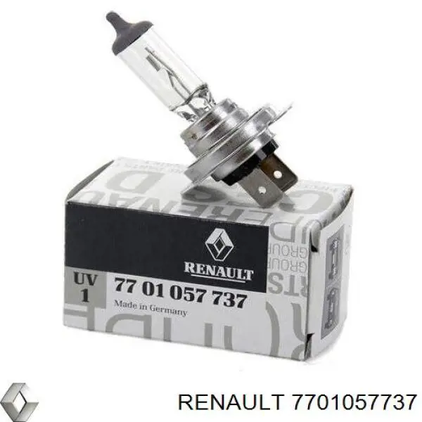 Купити 7701057737 Renault (RVI) Лампочка галогенна