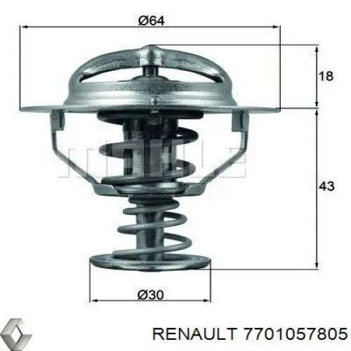  7701057805 Renault (RVI)