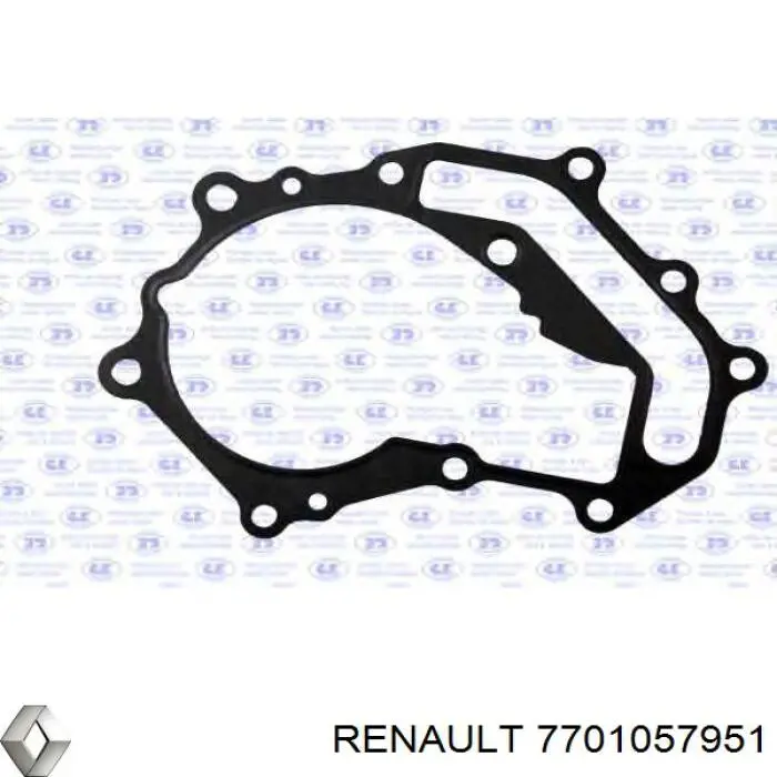 Помпа водяна, (насос) охолодження 7701057951 Renault (RVI)