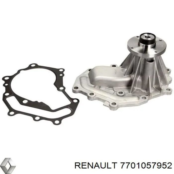 Помпа охолодження Renault (RVI) 7701057952 ціна, від 81.01 USD