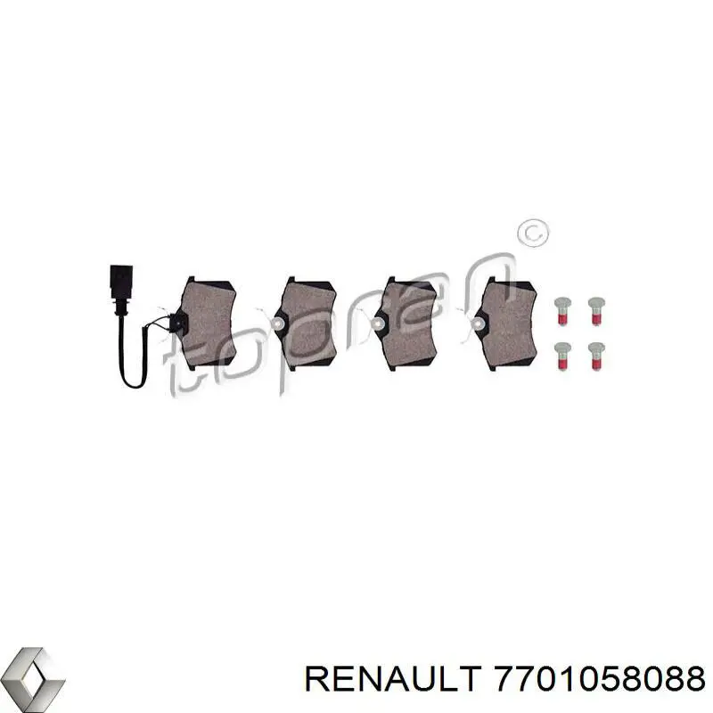 Купити 7701058088 Renault (RVI) Датчик положення (оборотів) коленвалу