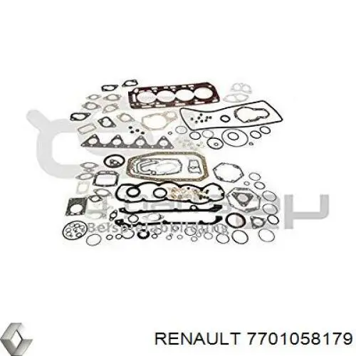 Комплект прокладок двигуна, повний Renault (RVI) 7701058179 ціна, від 229.74 USD