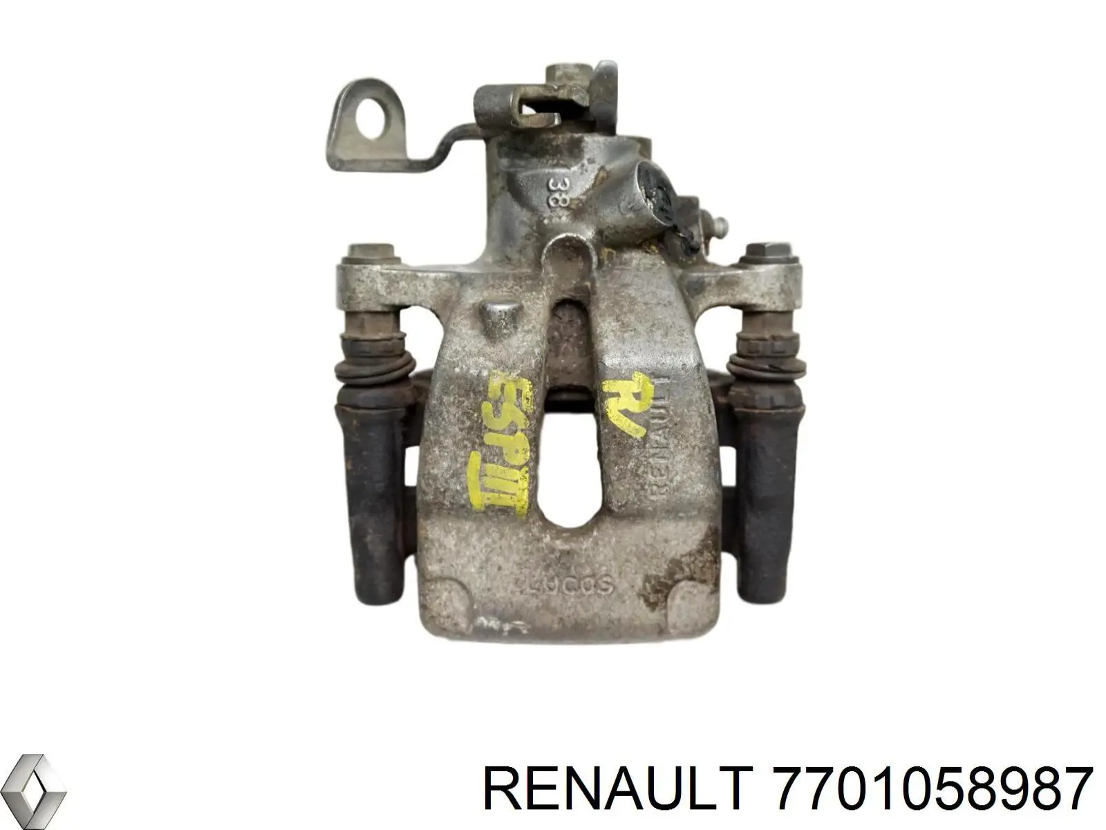 Скоба супорту заднього Renault (RVI) 7701058987