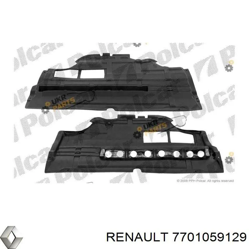 Купити 7701059129 Renault (RVI) Захист піддона картера двигуна