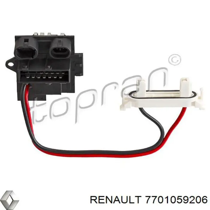 7701059206 Renault (RVI) резистор (опір пічки, обігрівача салону)