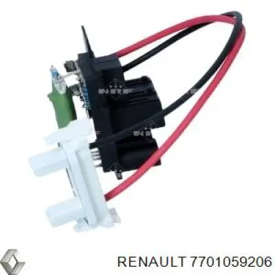 Купити 7701059206 Renault (RVI) Їжак обігрівача