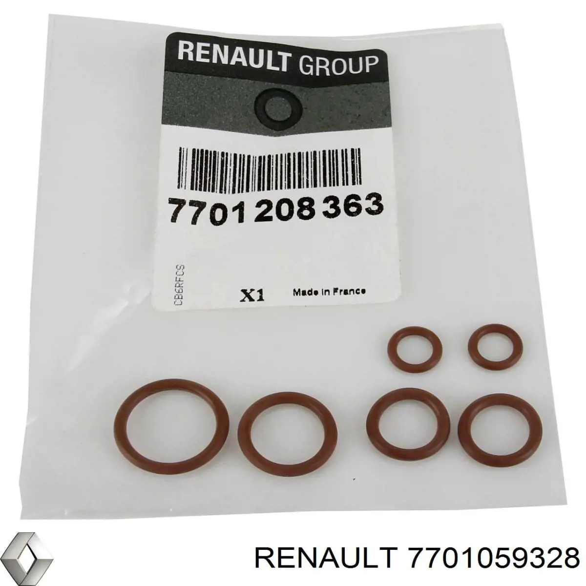 Купити 7701059328 Renault (RVI) Прокладка дросельної заслінки