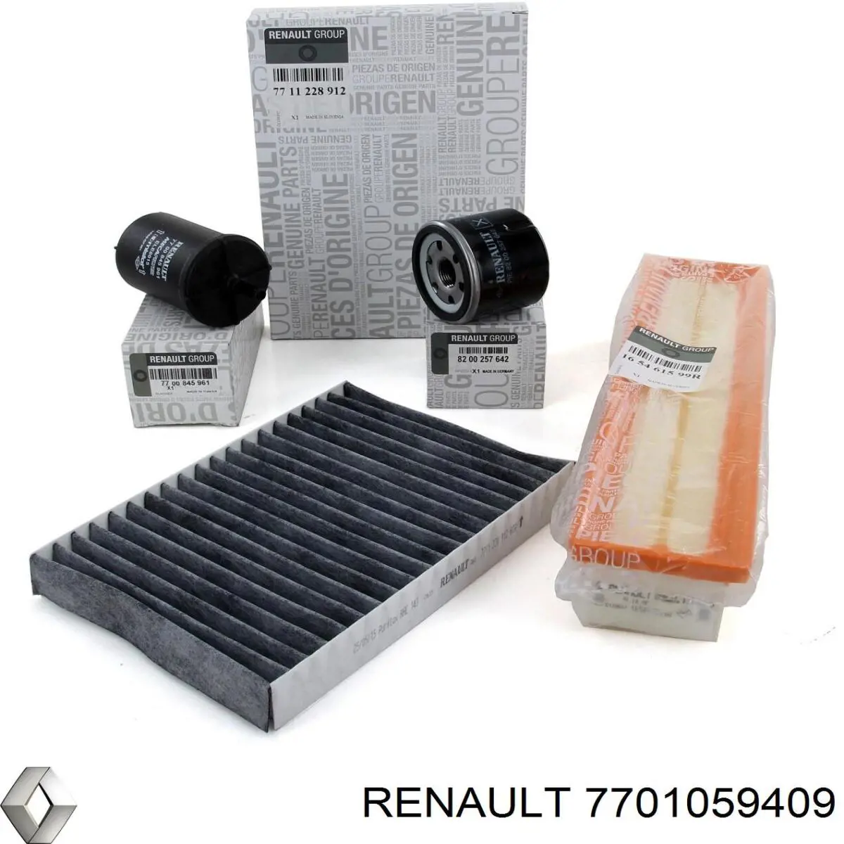 Купити 7701059409 Renault (RVI) Автомобільний фільтр повітря