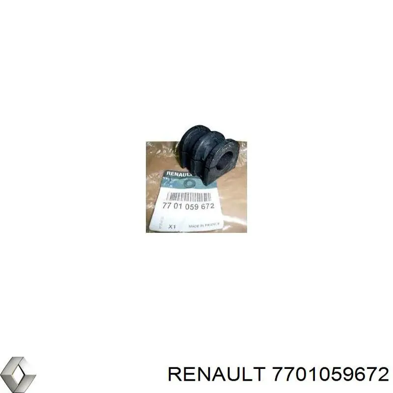 Втулка стабілізатора переднього 7701059672 Renault (RVI)