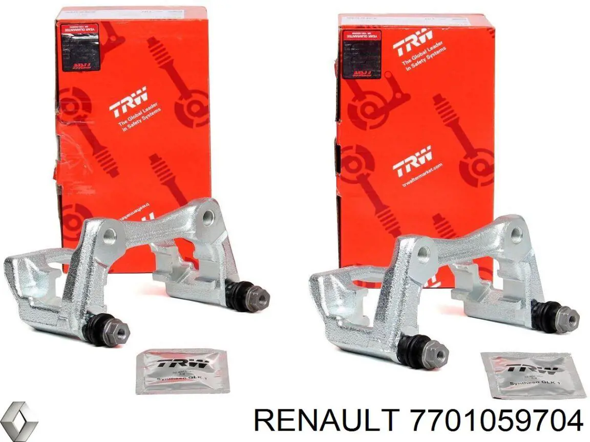 Скоба супорту переднього 7701059704 Renault (RVI)