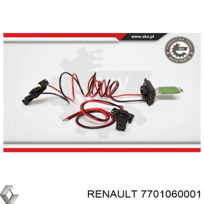 7701060001 Renault (RVI) Регулятор оборотів пічки
