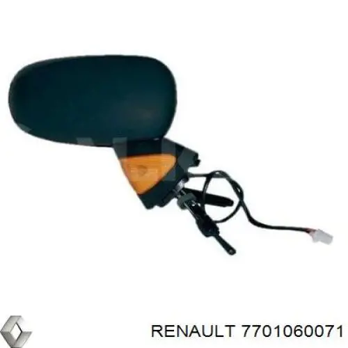 Купити 7701060071 Renault (RVI) Бічне дзеркало заднього виду ліве