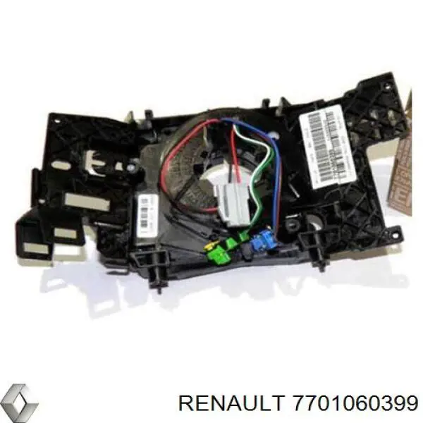 Кільце контактне, шлейф руля 7701060399 Renault (RVI)