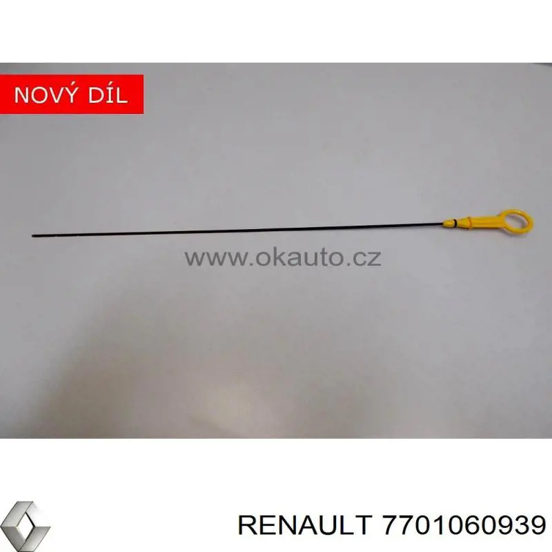 Щуп-індикатор рівня масла в двигуні Renault (RVI) 7701060939 ціна, від 3.80 USD