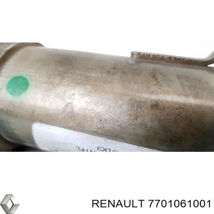 7701061001 Renault (RVI) Радіатор системи EGR рециркуляції вихлопних газів