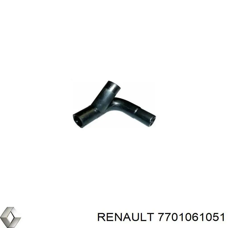 7701061051 Renault (RVI) шланг (патрубок термостата)
