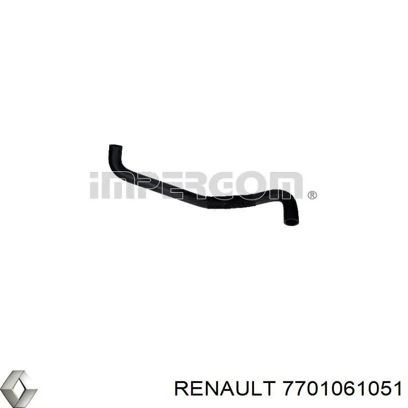 Купити 7701061051 Renault (RVI) Шланг (патрубок) термостата