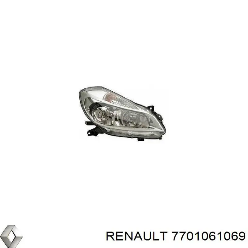 Фара права 7701061069 Renault (RVI)