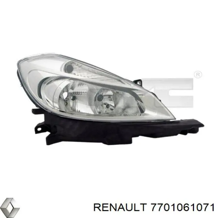 Фари Renault (RVI) 7701061071 ціна, від 103.50 USD