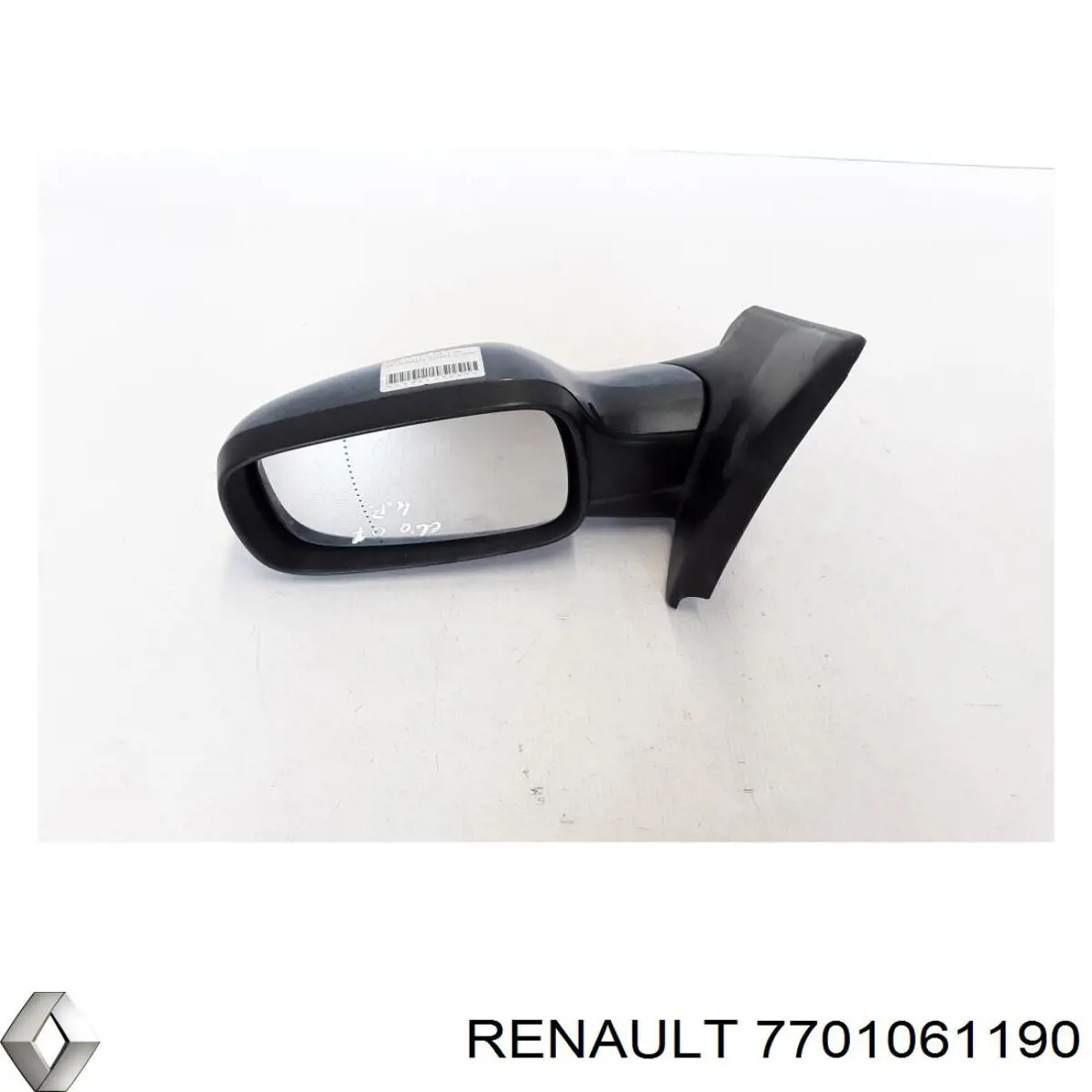 Купити 7701061190 Renault (RVI) Бічне дзеркало заднього виду ліве