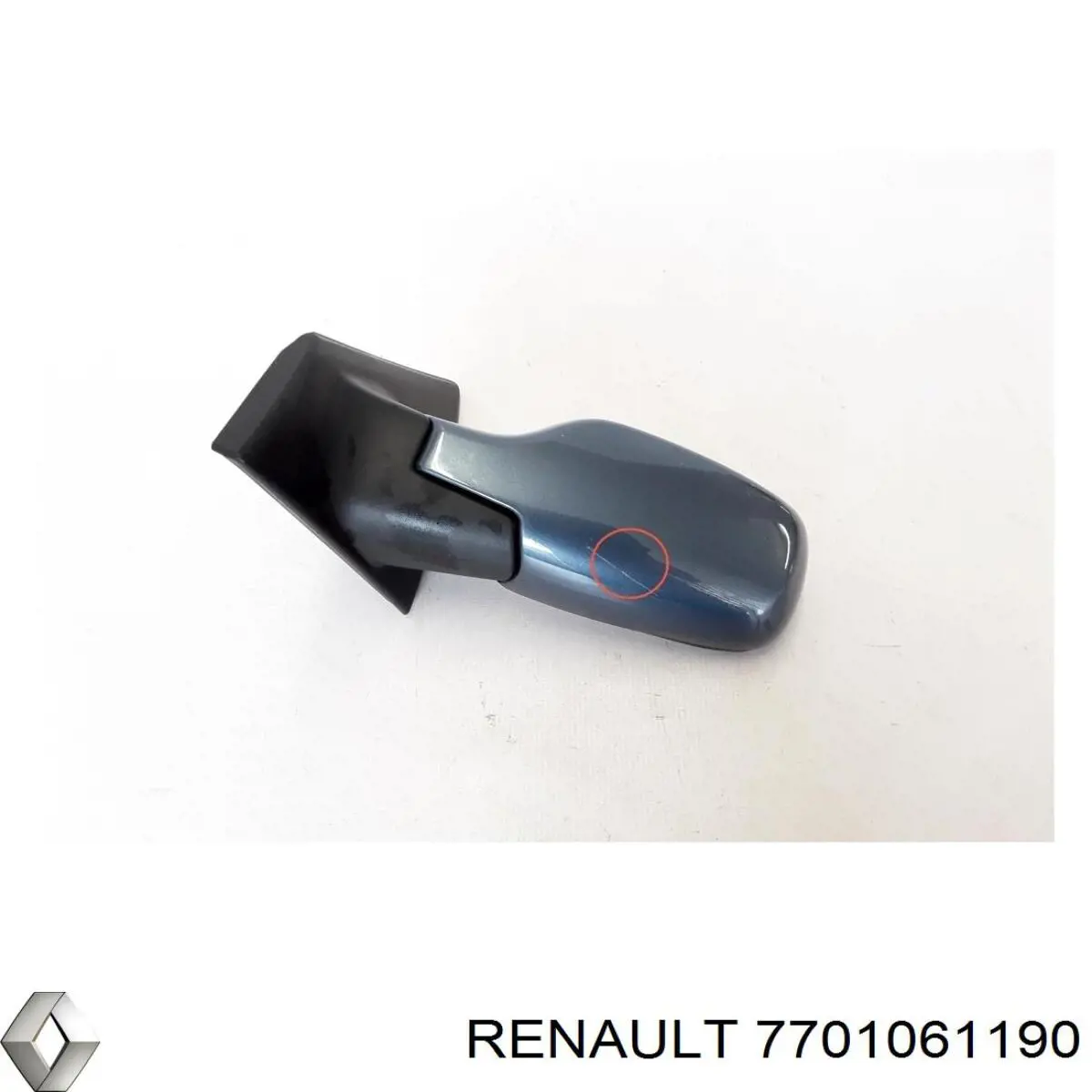Ліве бічне дзеркало Renault (RVI) 7701061190 ціна, від 31.36 USD