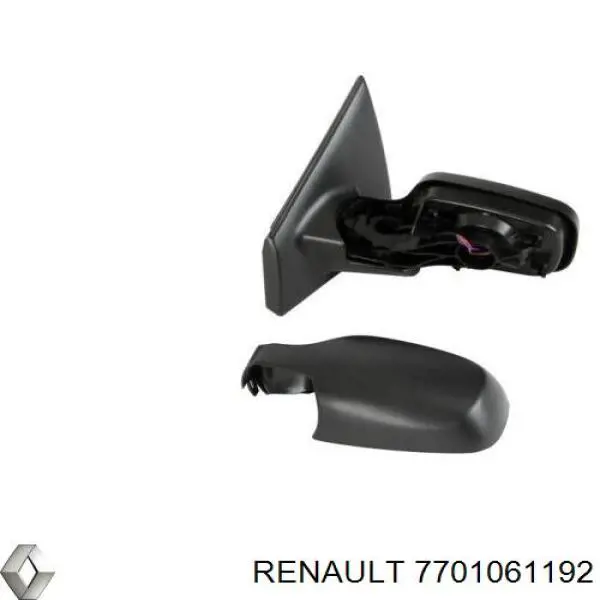 7701061192 Renault (RVI) Дзеркало заднього виду, ліве