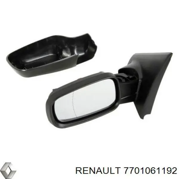 Ліве бокове дзеркало 7701061192 Renault (RVI)