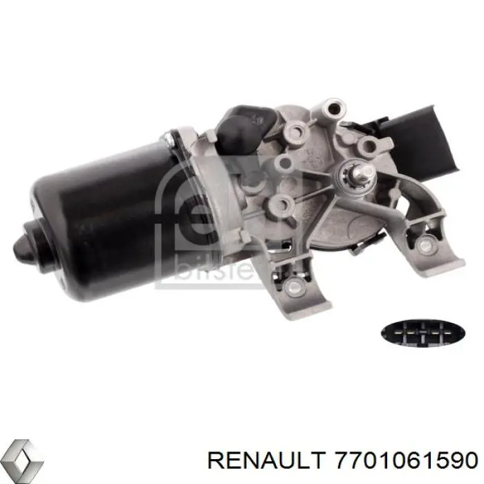 Купити 7701061590 Renault (RVI) Мотор трапеції склоочисника