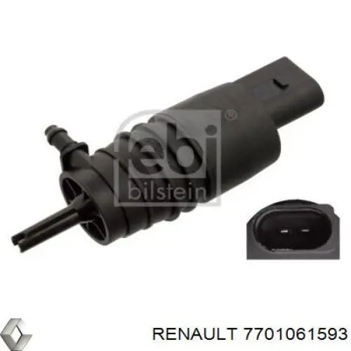 Щітки склоочисника 7701061593 Renault (RVI)