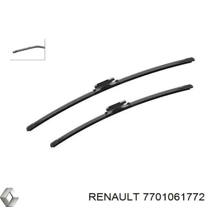 Купити 7701061772 Renault (RVI) Безконтактні двірники