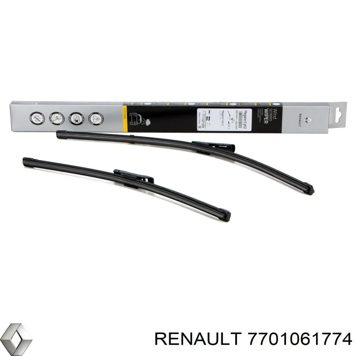 Купити 7701061774 Renault (RVI) Безконтактні двірники