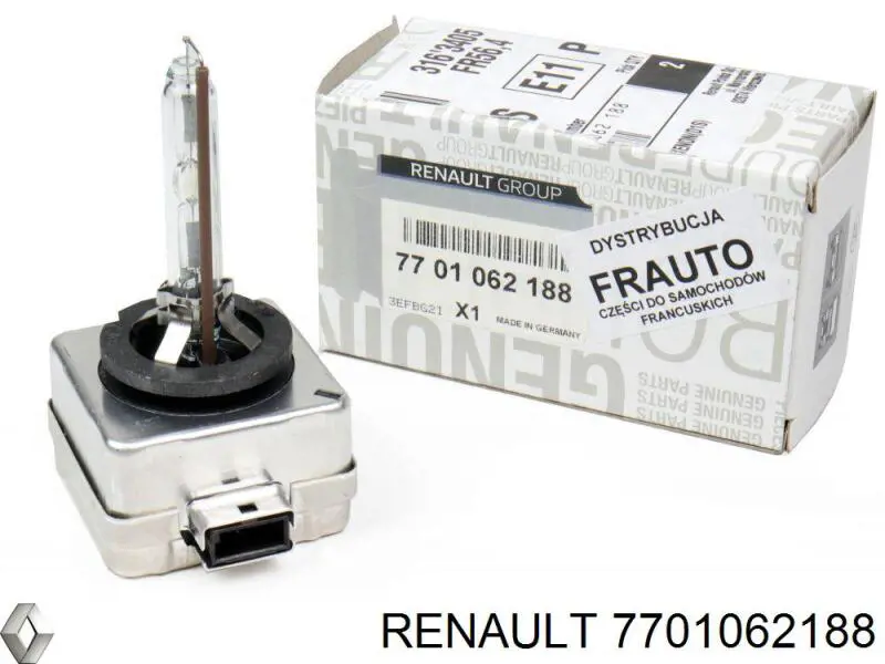 Ксенон Renault (RVI) 7701062188 ціна, від 28.18 USD