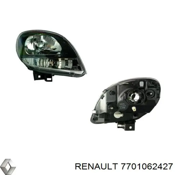 Купити 7701062427 Renault (RVI) Права блок фара