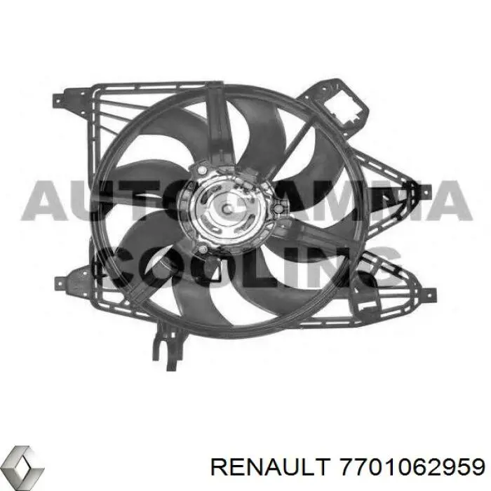 5080066 Autotechteile Електровентилятор радіатора