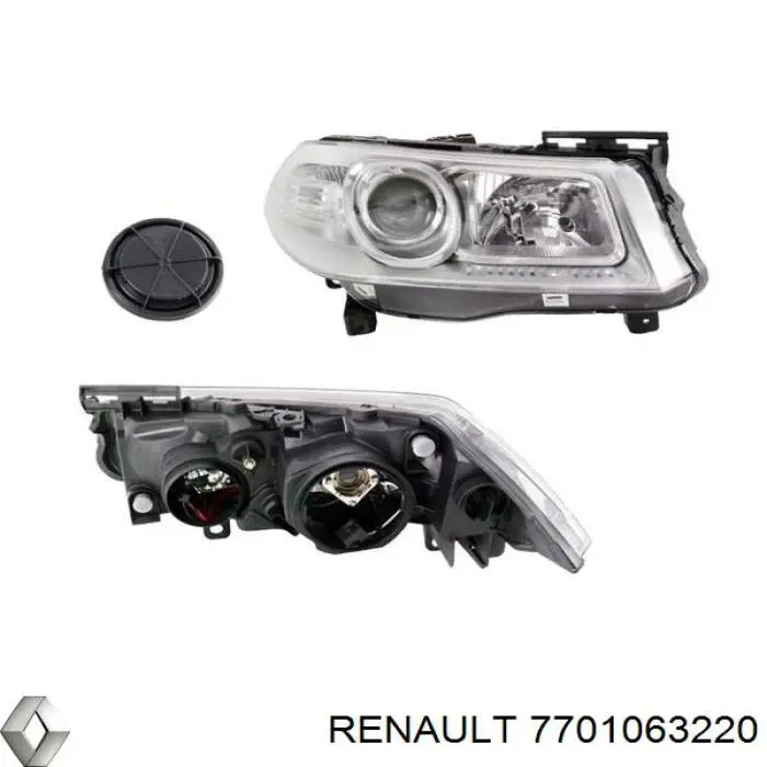 7701063220 Renault (RVI) Основна фара - вставка