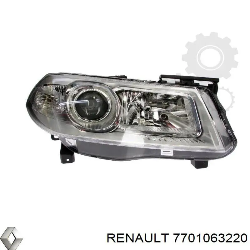 Фара права 7701063220 Renault (RVI)